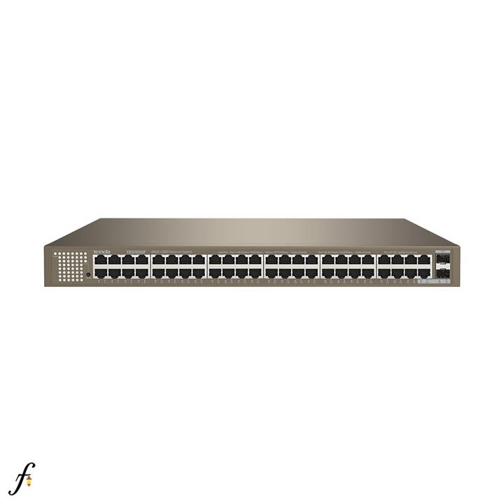 سوییچ 50 پورت تندا Tenda مدل TEG1050F گیگابیتی با پورت فیبر نوری SFP